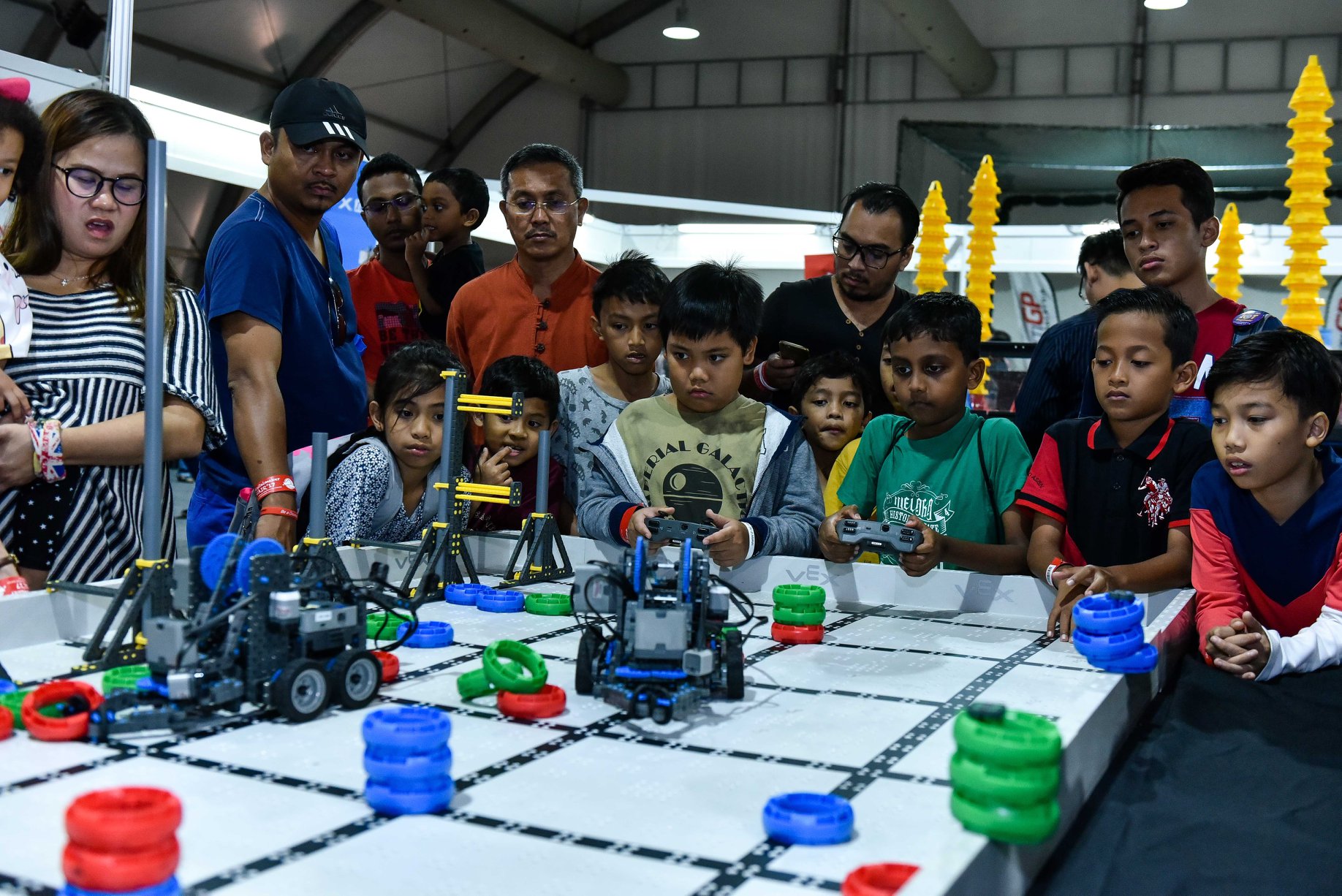 Get a hands-on experience at the fair.